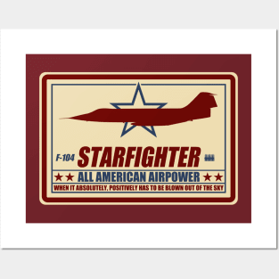 F-104 Starfighter Posters and Art